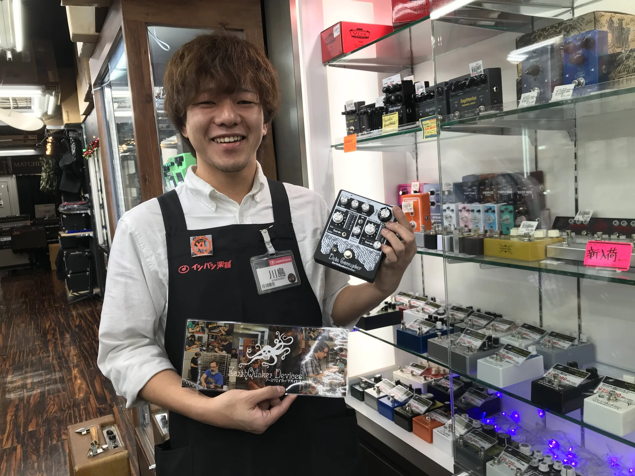 【美品】EQD／シンセ系ファズ Data Corrupter Data Corrupter モジュレーション付きPLLハーモナイザー